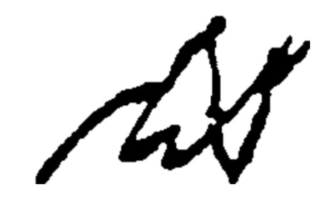 The hand-drawn symbol that accompanies the numbers, shown in detail.